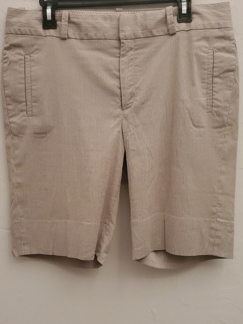 Banana Republic Martin Fit Stretch  Cotton Rayon Flat-Front Shorts 14